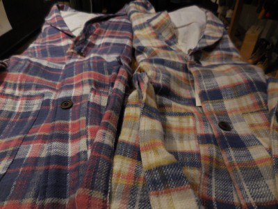 Revo. / Flannel Check Shirt Gown