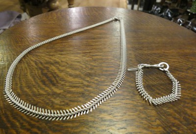 Wonderland / Fishbone necklace ＆ bracelet