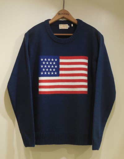 JOEY FACTORY /　The stars and stripes Knit Sweater