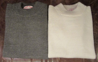 Comm.Arch. / Mid-Neck Hand Knitted Jumper