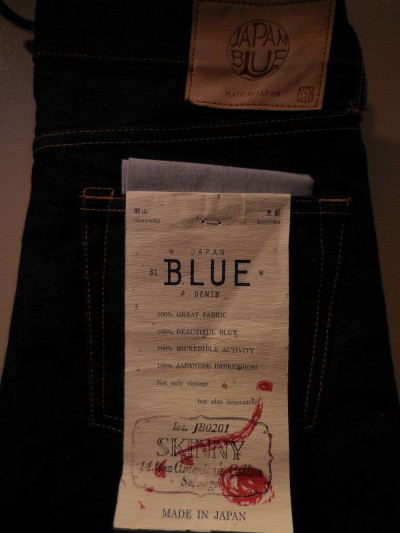 JAPAN BLUE JEANS / 14.8oz Vintage Selvage UScotton Skinny