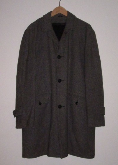 【PENNEY’S TOWNCRAFT】70’S  Boaliner　slant stripe　Wool Coat