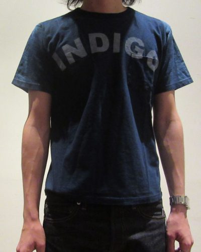 【JAPAN BLUE JEANS】 Cote d'lvoire cotton Tee "INDIGO"