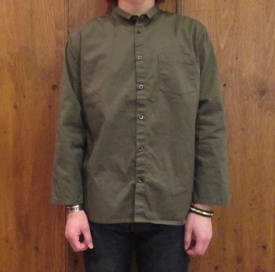 New Arrival!! 【Upscape Audience】Cotton Gabardine Stand Small Collar Light_Jacket